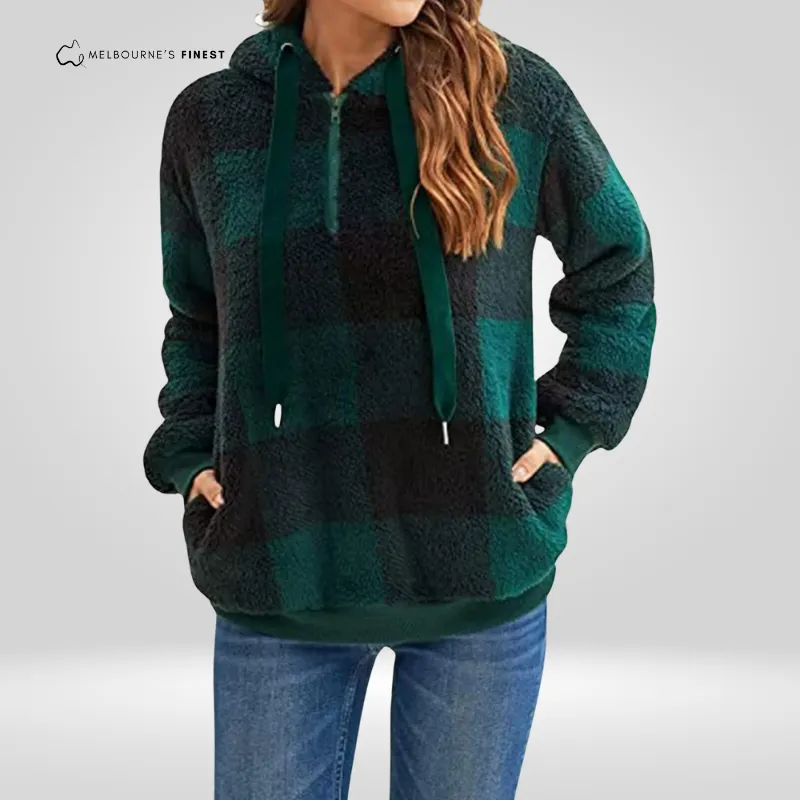 Mariam™ Stylish Half-Zip Sweater