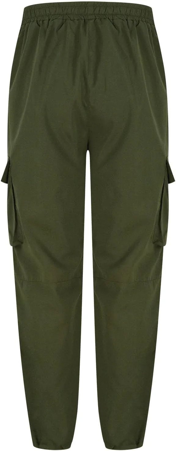 Mens Cargo Pants Casual Joggers Athletic Pants Cotton Loose Straight Sweatpants with Multil Pockets Outdoor Apparel