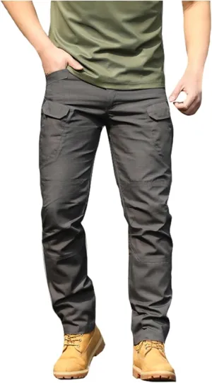 Mens Cargo Pants Relaxed Fit Casual Comfortable Lightweight Breathable Elastic Waist Workout Sweatpants Joggers
