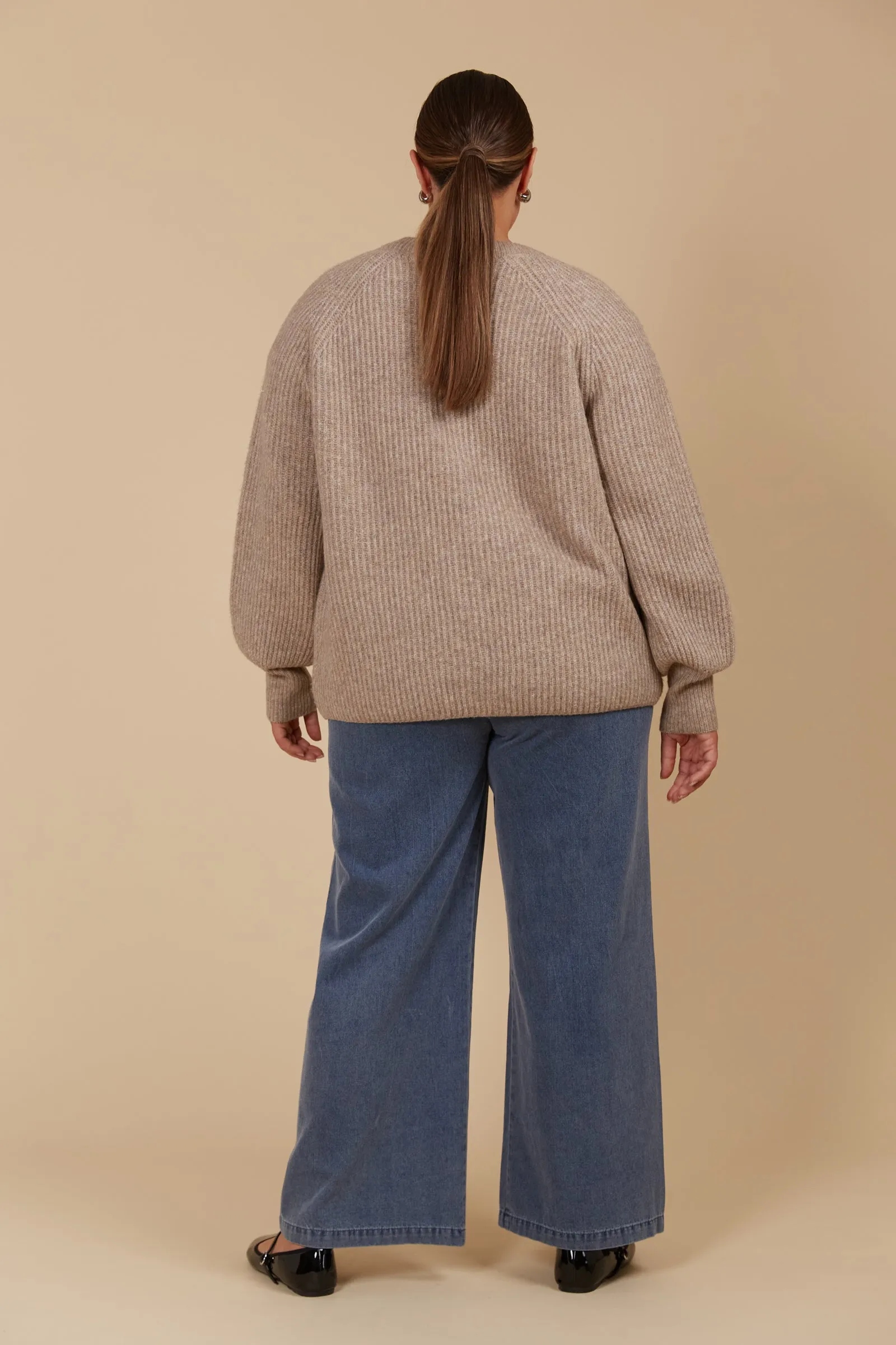 MIRU CARDIGAN - TAUPE