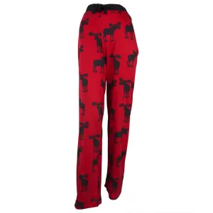 Moose Silhouette Women's Sleep Pants