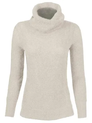 Mountain Khakis Women's Powder X-Small Countryside Cowl Neck Ribbed Sweater