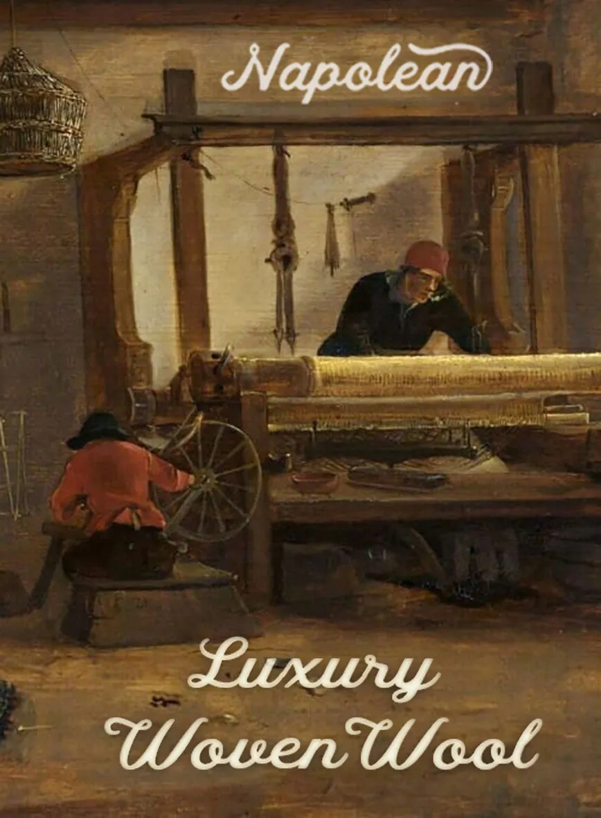 Napolean Cavalry Twill Blue Wool Pants