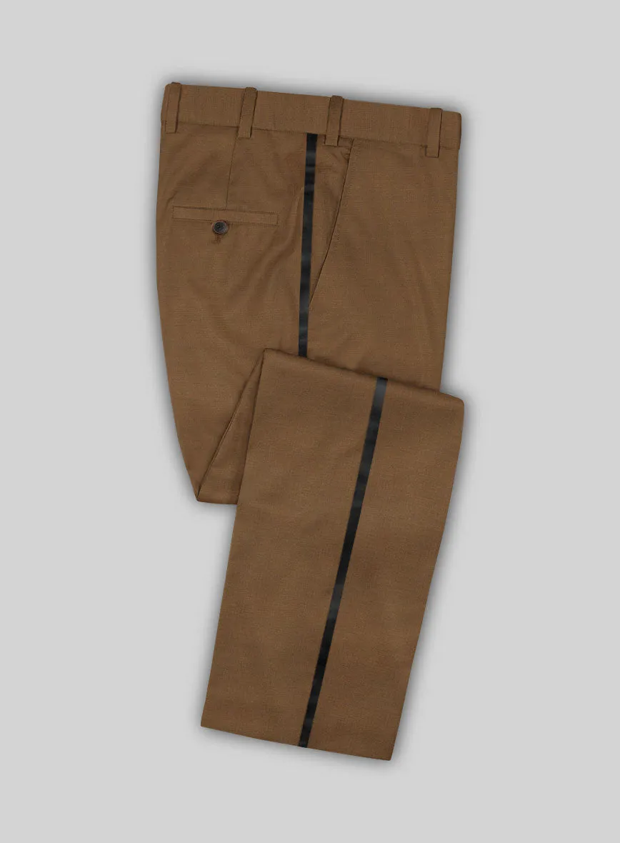 Napolean Rust Wool Tuxedo Suit