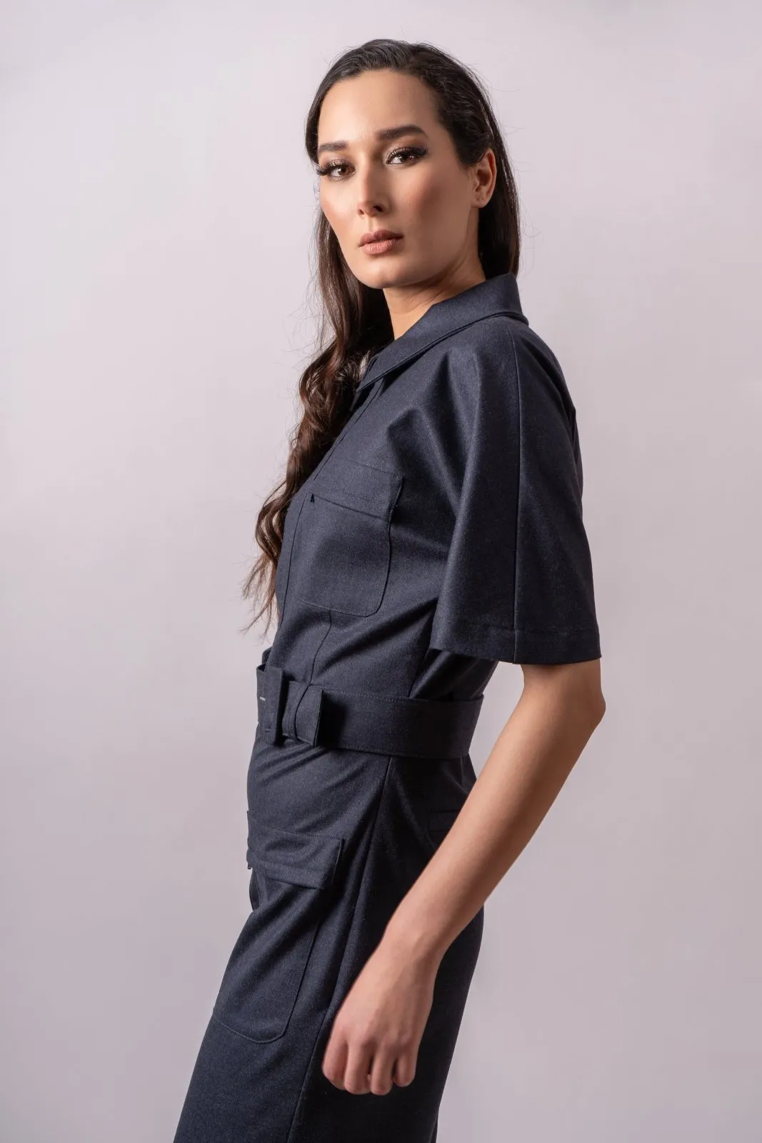 Nocturne Tailored Wool Jumpsuit