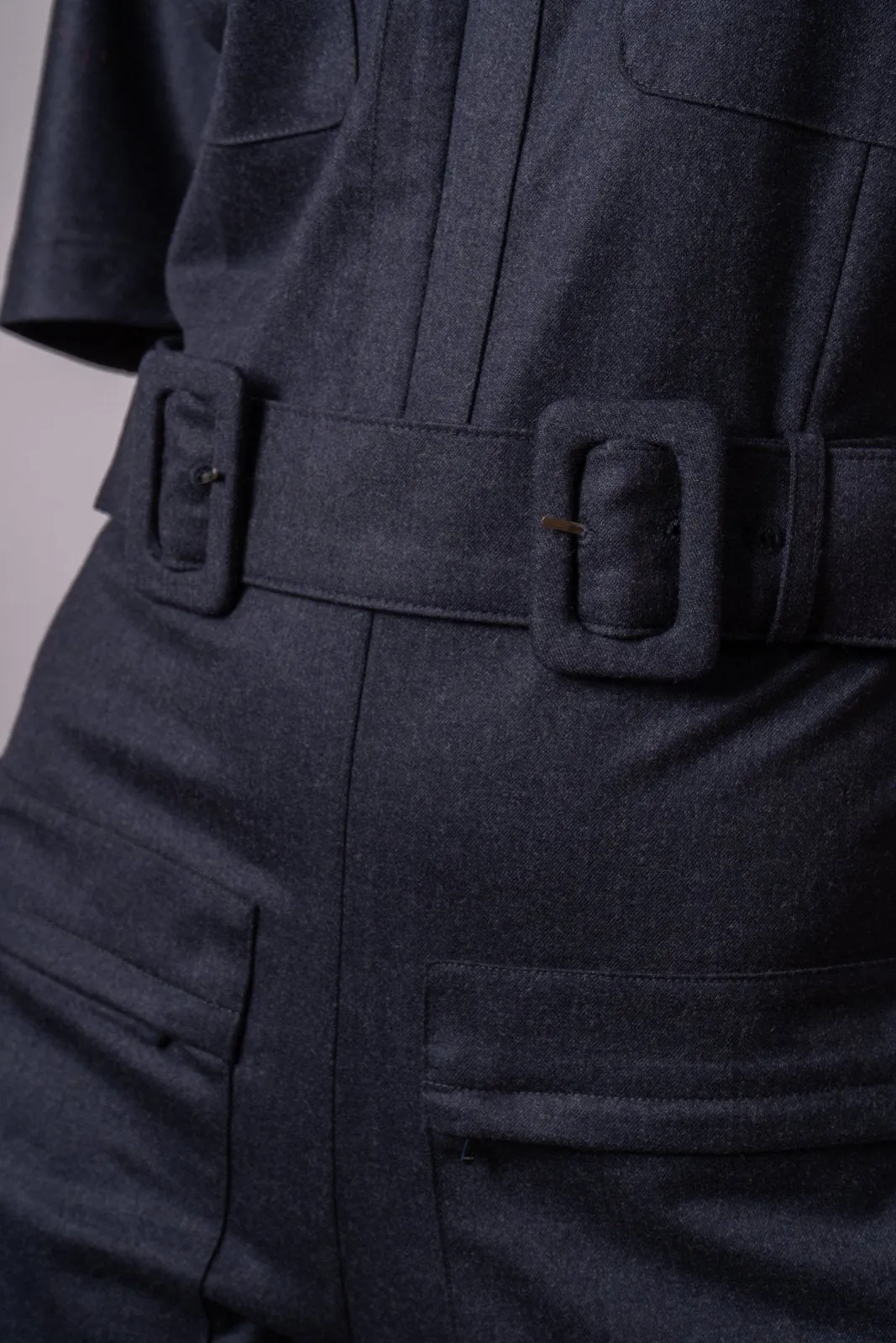 Nocturne Tailored Wool Jumpsuit