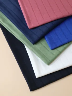Organic Stripe Pointelle