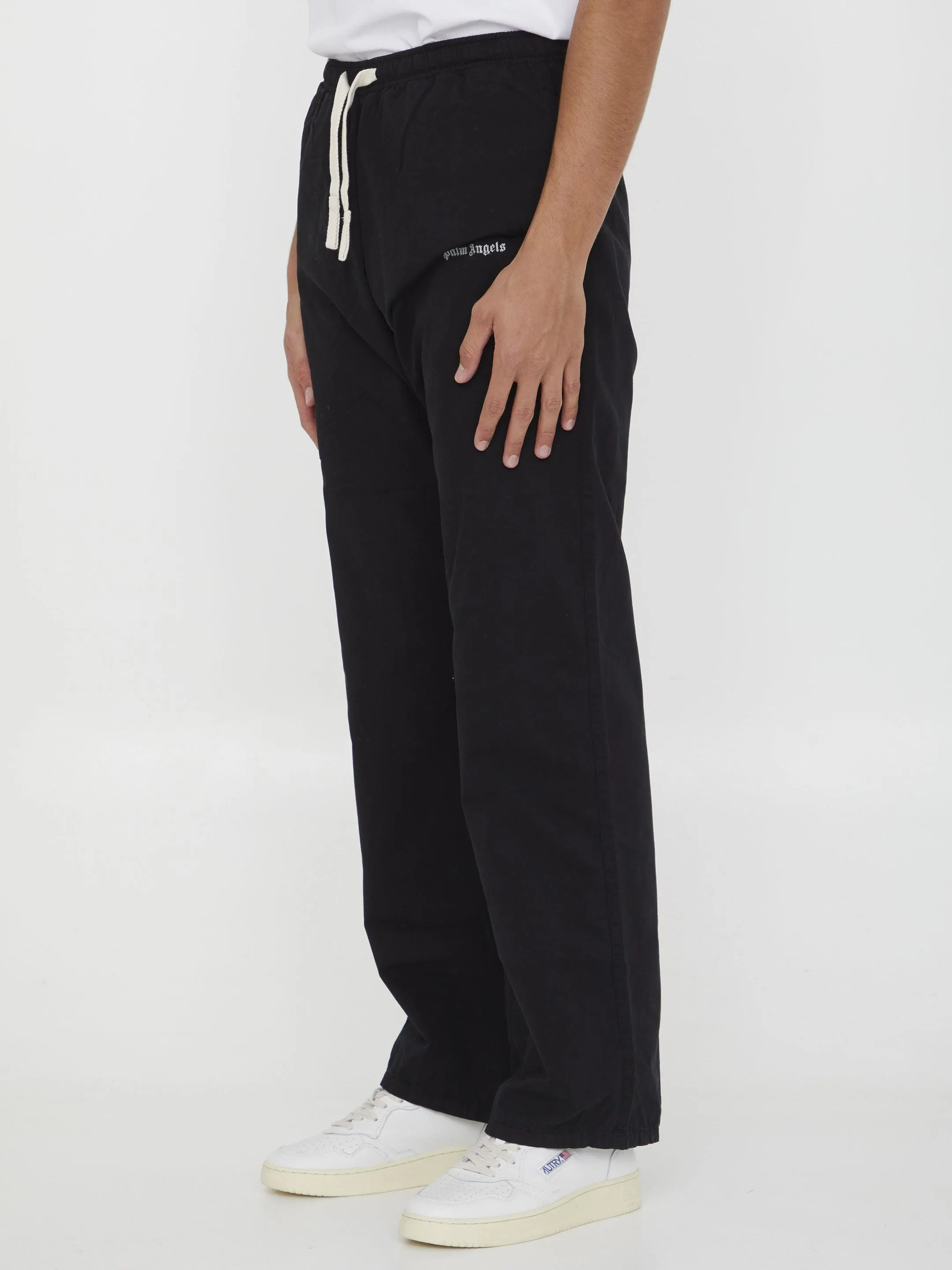Palm Angels Logo Travel Pants