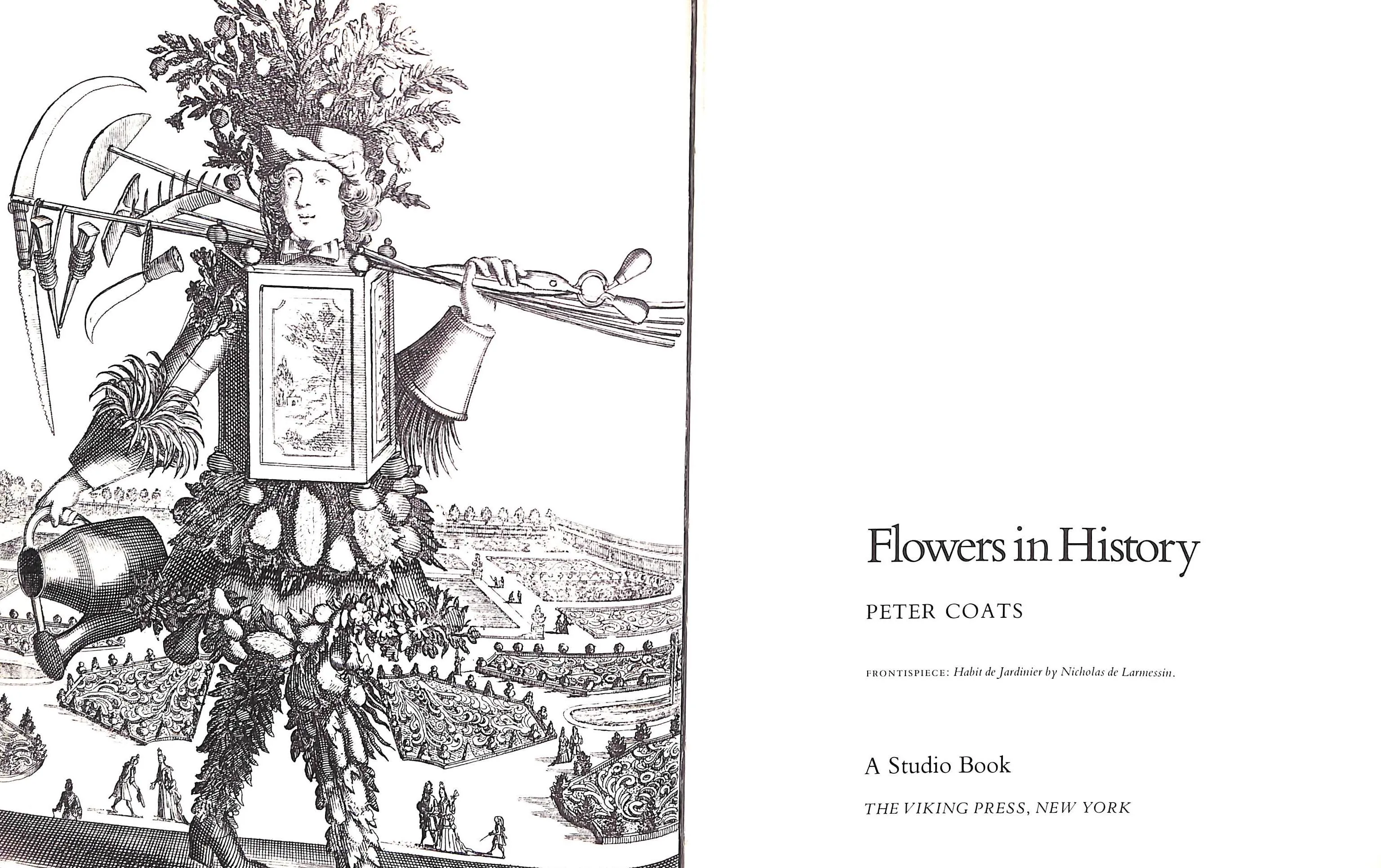 "Flowers In History" 1970 COATS, Peter