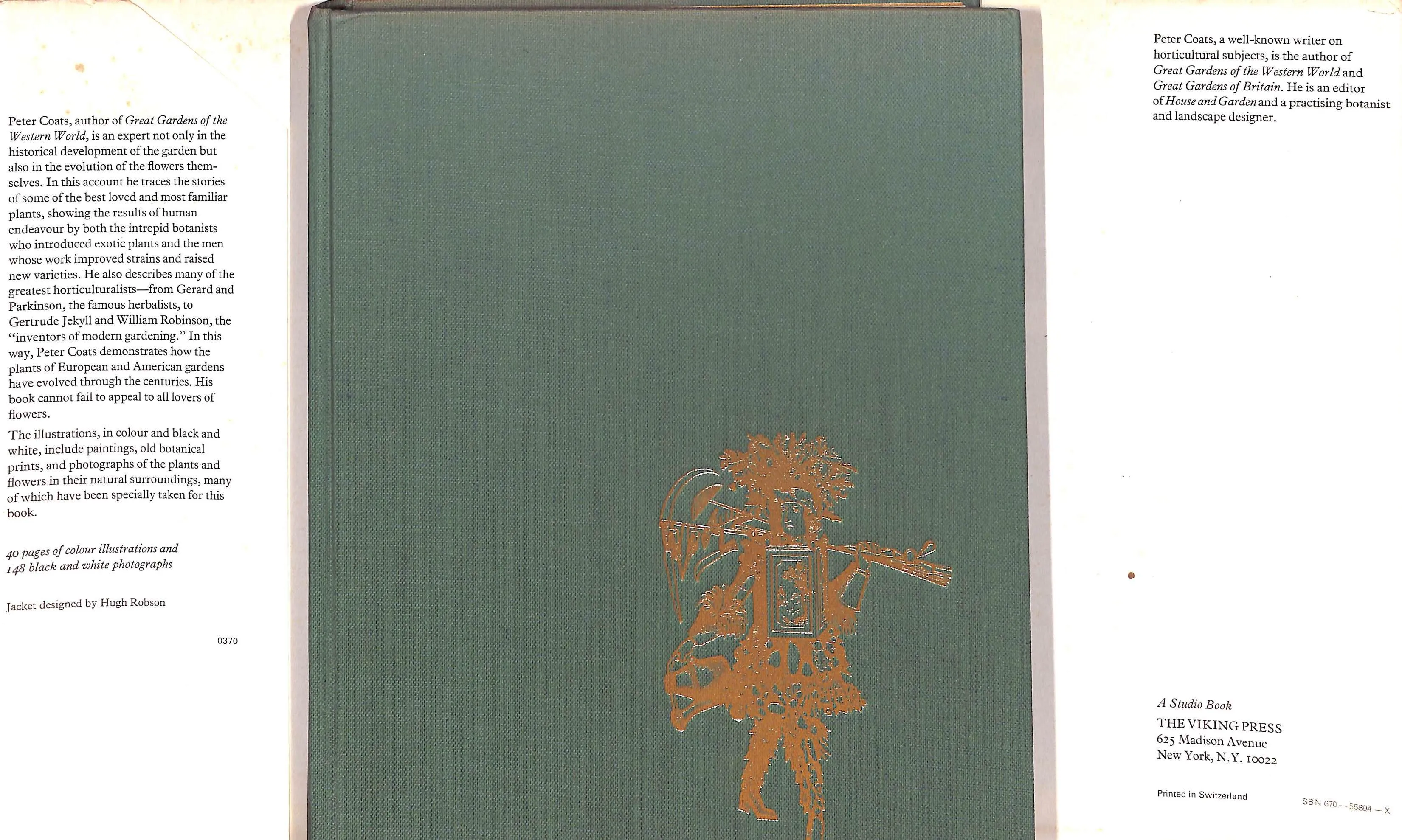 "Flowers In History" 1970 COATS, Peter