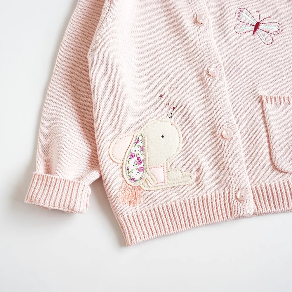 "Ruby Rabbit" Cardigan