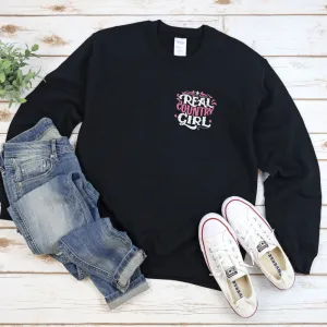 Real Country Girl Crewneck Sweatshirt