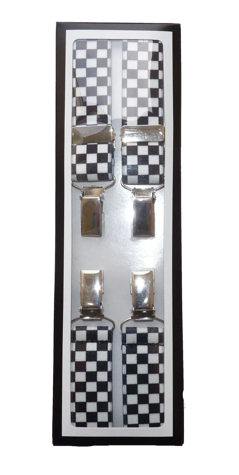 Relco Braces Two Tone Black/White - 1072