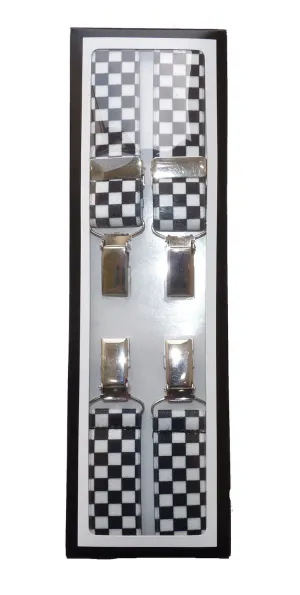 Relco Braces Two Tone Black/White - 1072