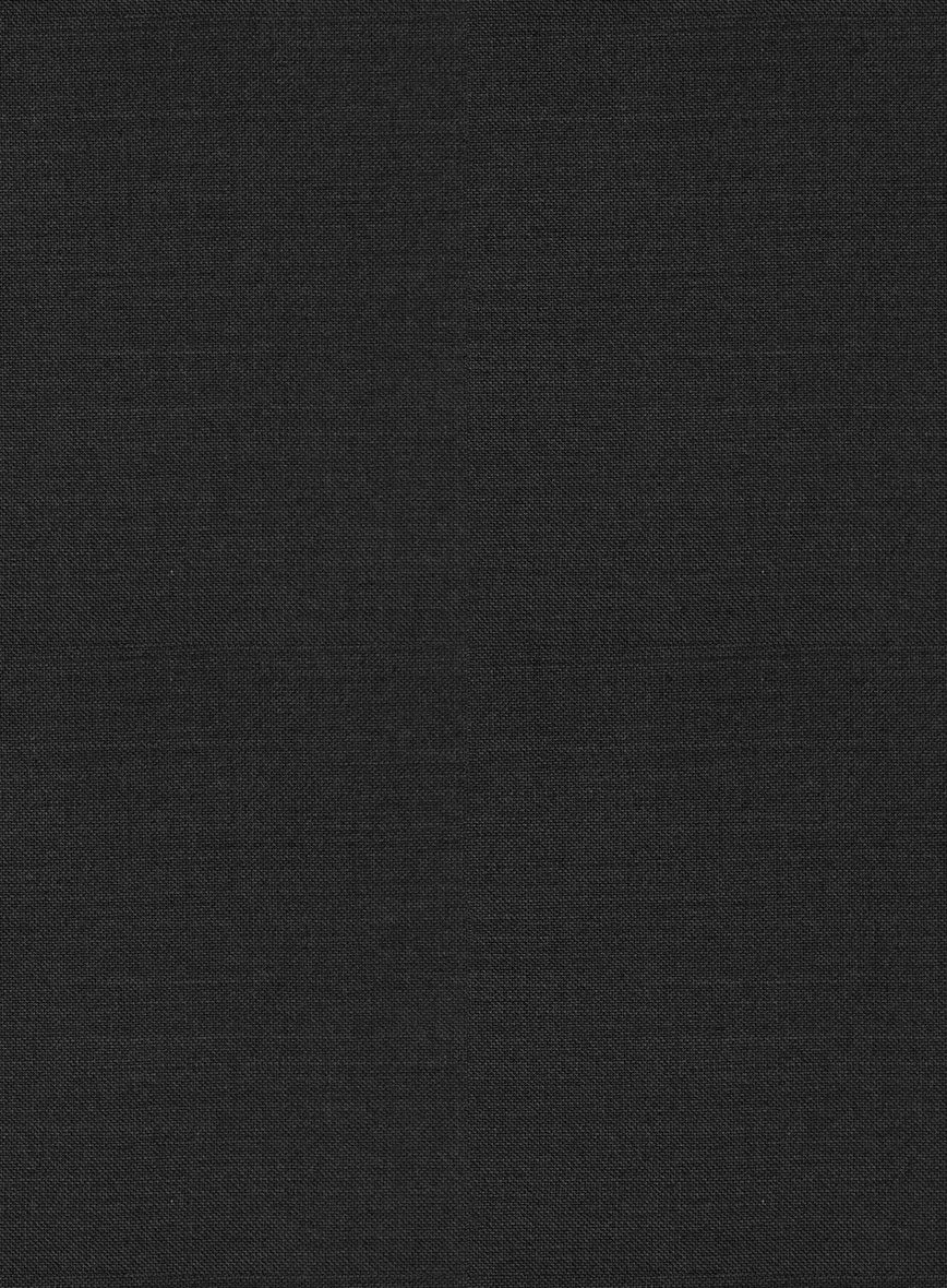 Scabal Cosmopolitan Black Wool Pants