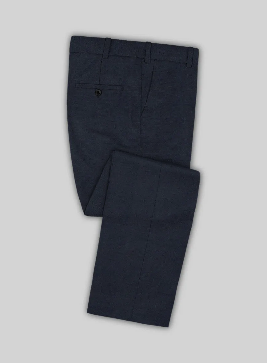 Scabal Cosmopolitan Navy Blue Wool Suit