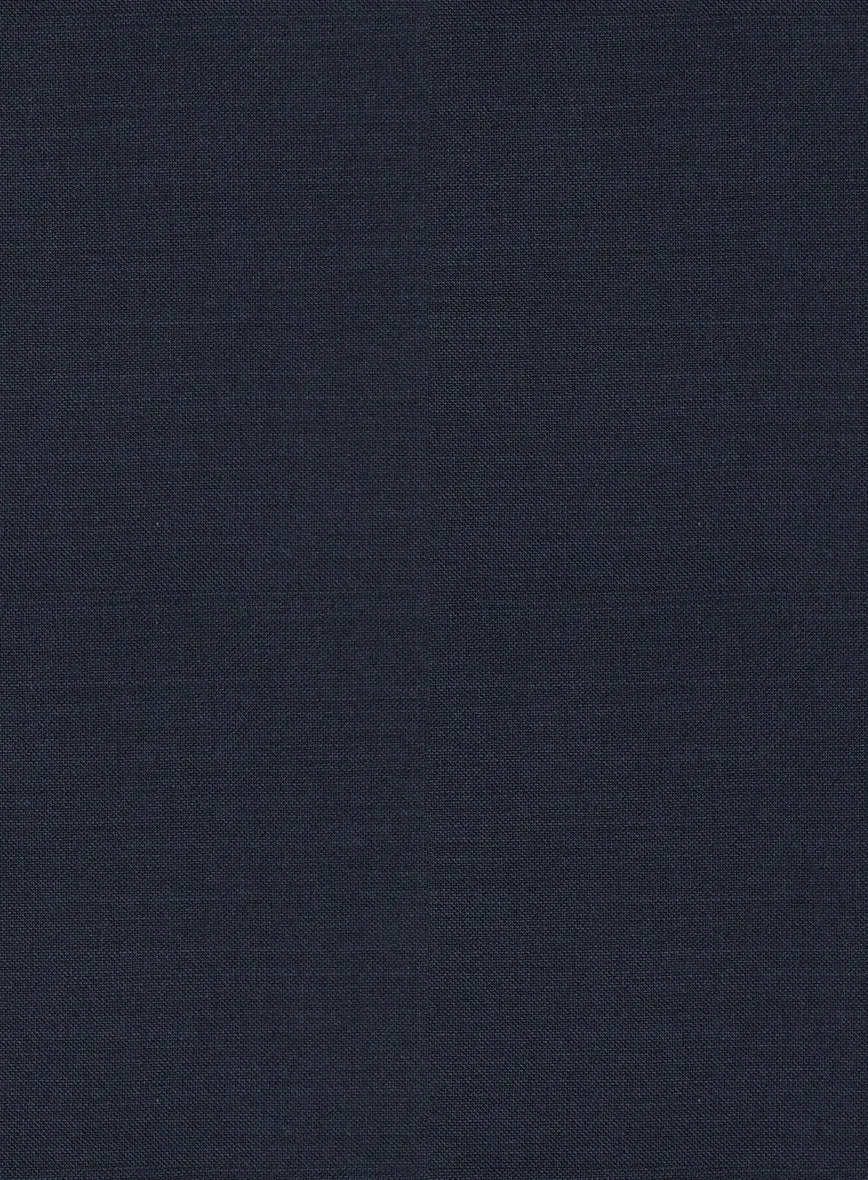 Scabal Cosmopolitan Navy Blue Wool Suit
