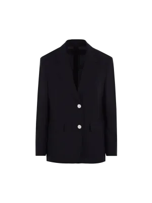 Single-Breasted Mohair Jacket