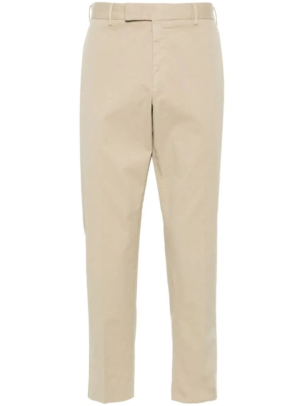slim-cut chino trousers