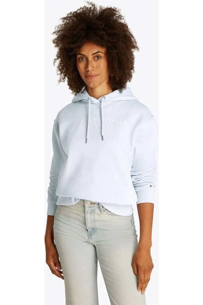 SS25 TH Modern Crop Logo Hoodie