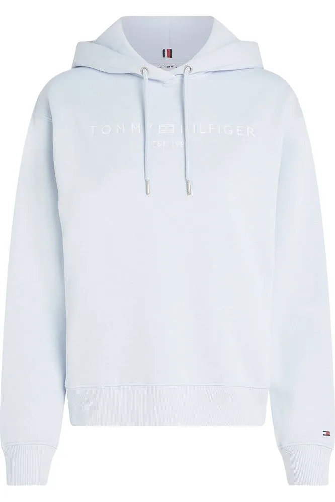 SS25 TH Modern Crop Logo Hoodie