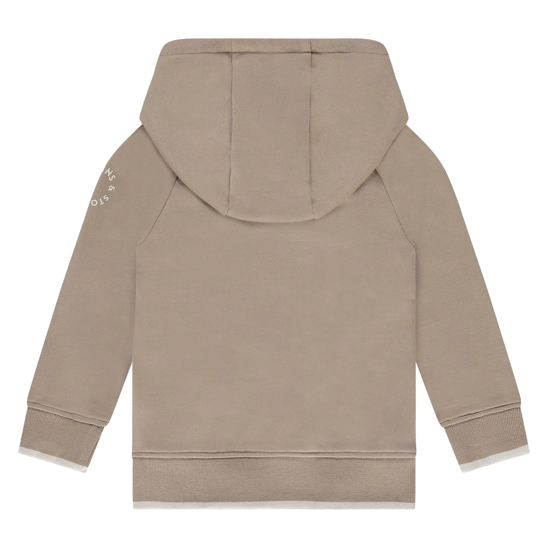 Stains&Stories - Boys - Sweat cardigan - Camel