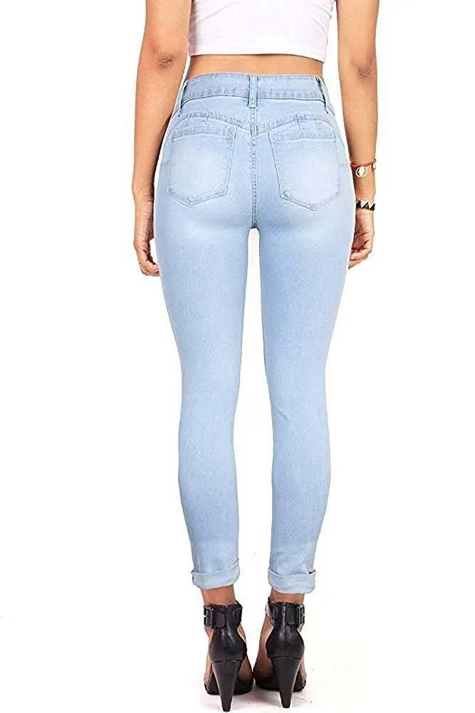 Stretchy Skinny Denim Jeans