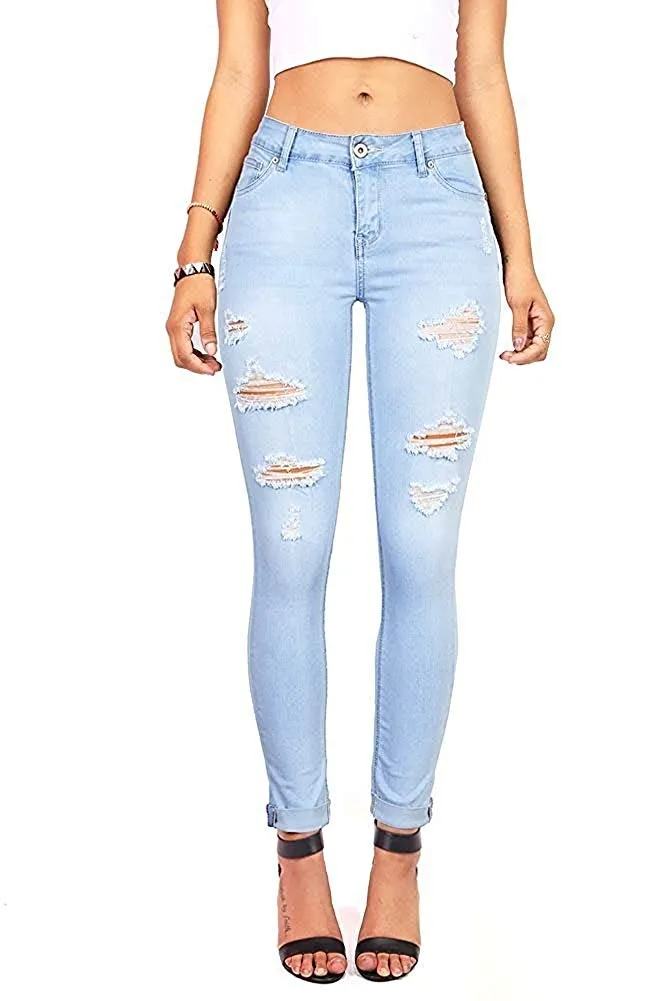 Stretchy Skinny Denim Jeans