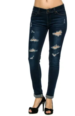 Stretchy Skinny Denim Jeans