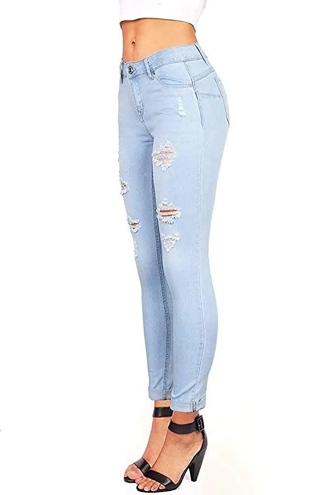 Stretchy Skinny Denim Jeans