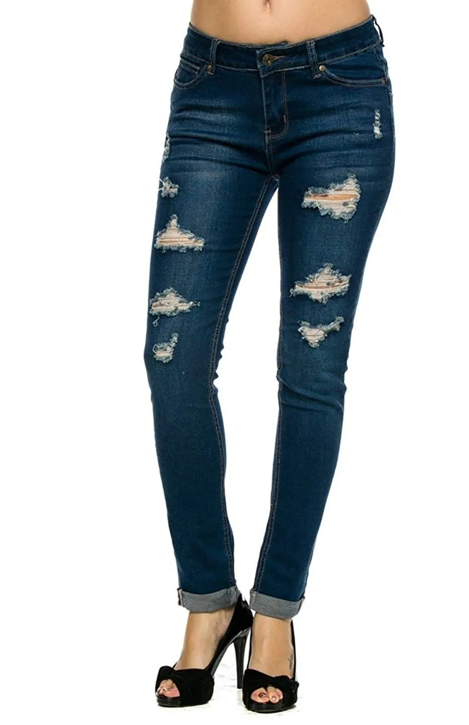 Stretchy Skinny Denim Jeans