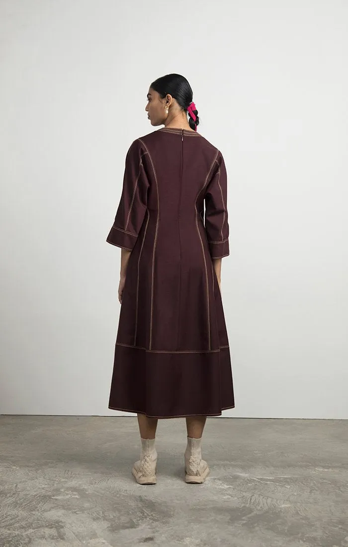 Tailored Dress with Kimono Sleeves