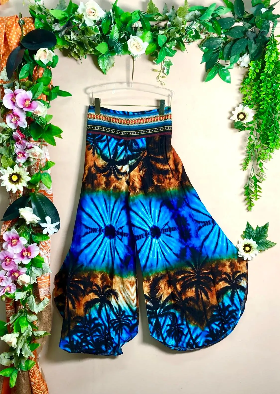 Thai Tribal Palazzo Pants