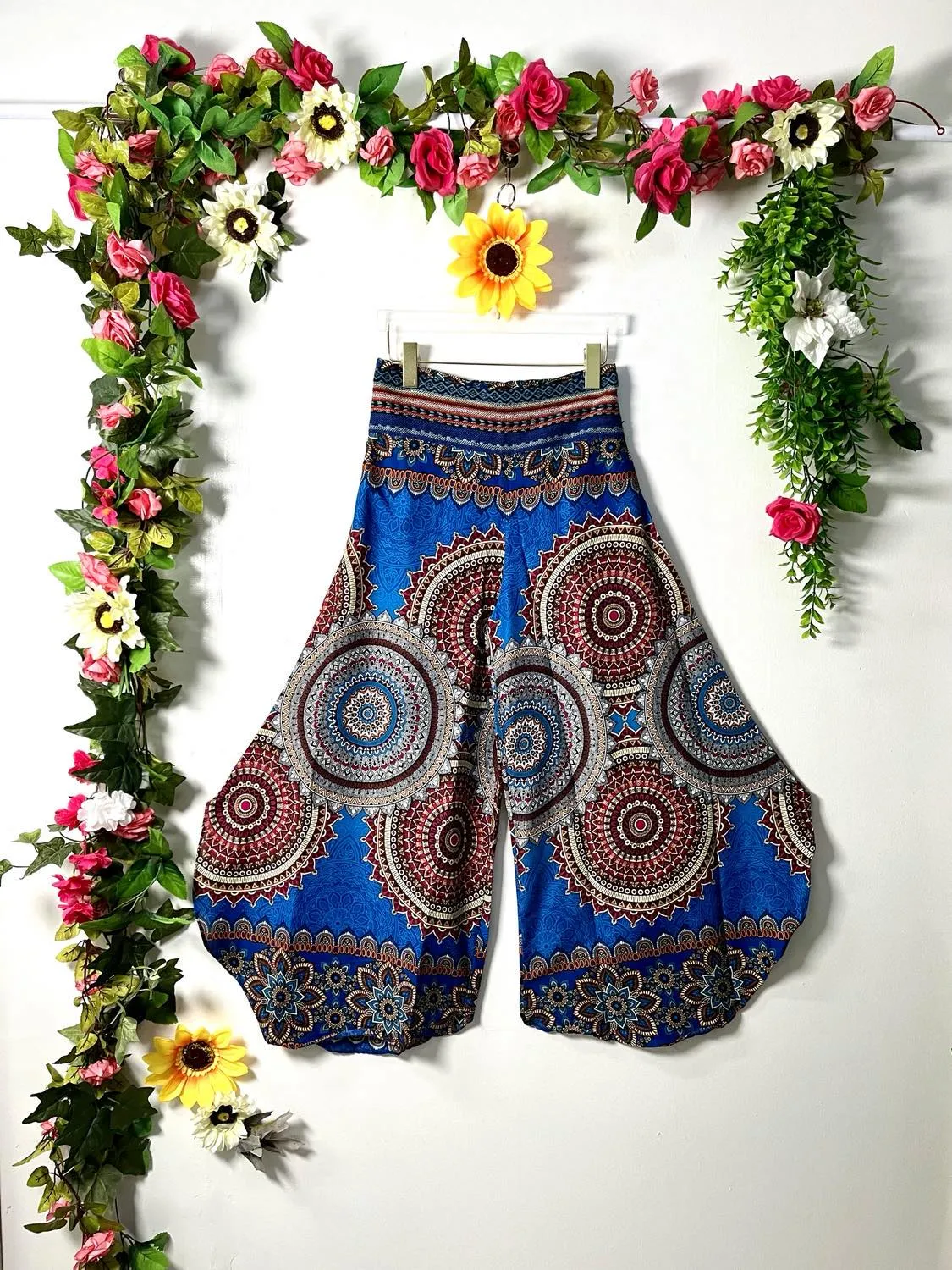 Thai Tribal Palazzo Pants