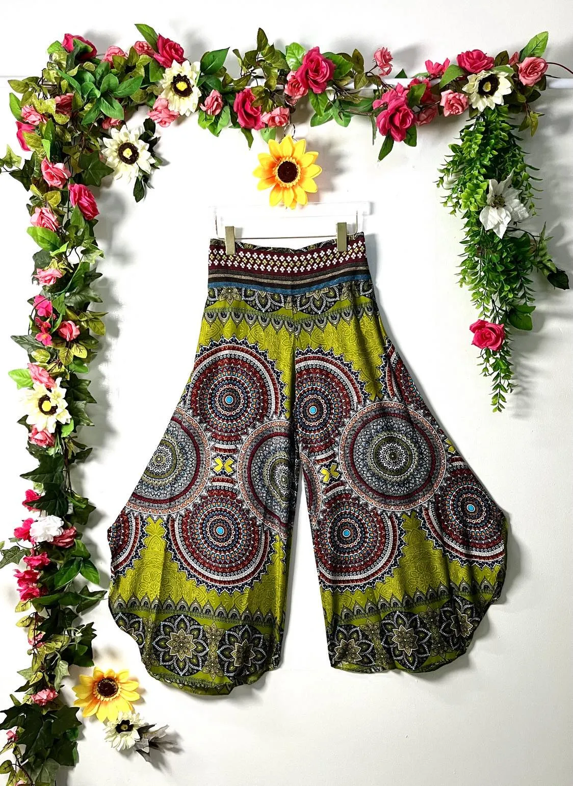 Thai Tribal Palazzo Pants