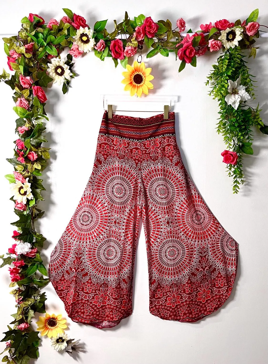 Thai Tribal Palazzo Pants