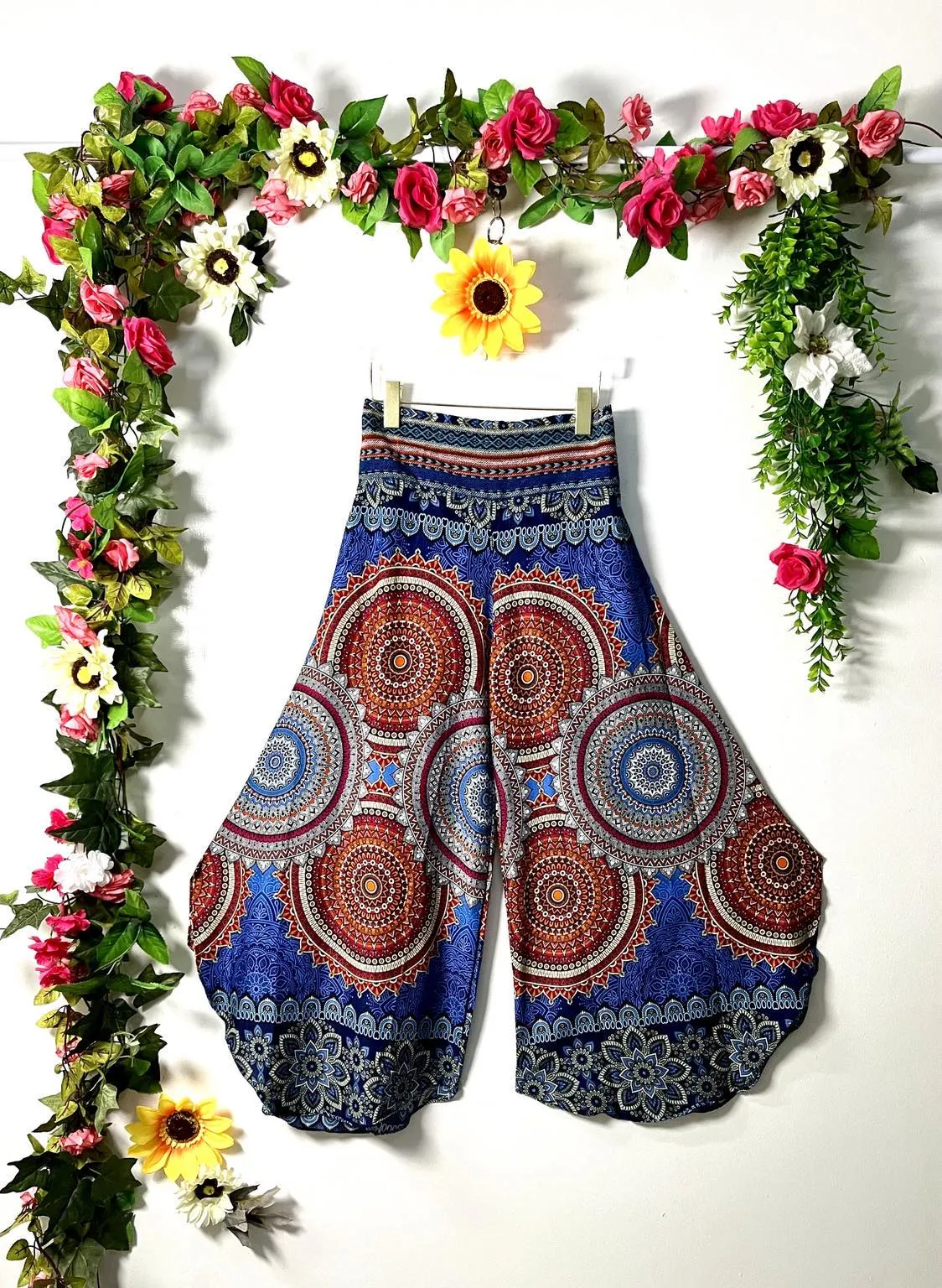 Thai Tribal Palazzo Pants
