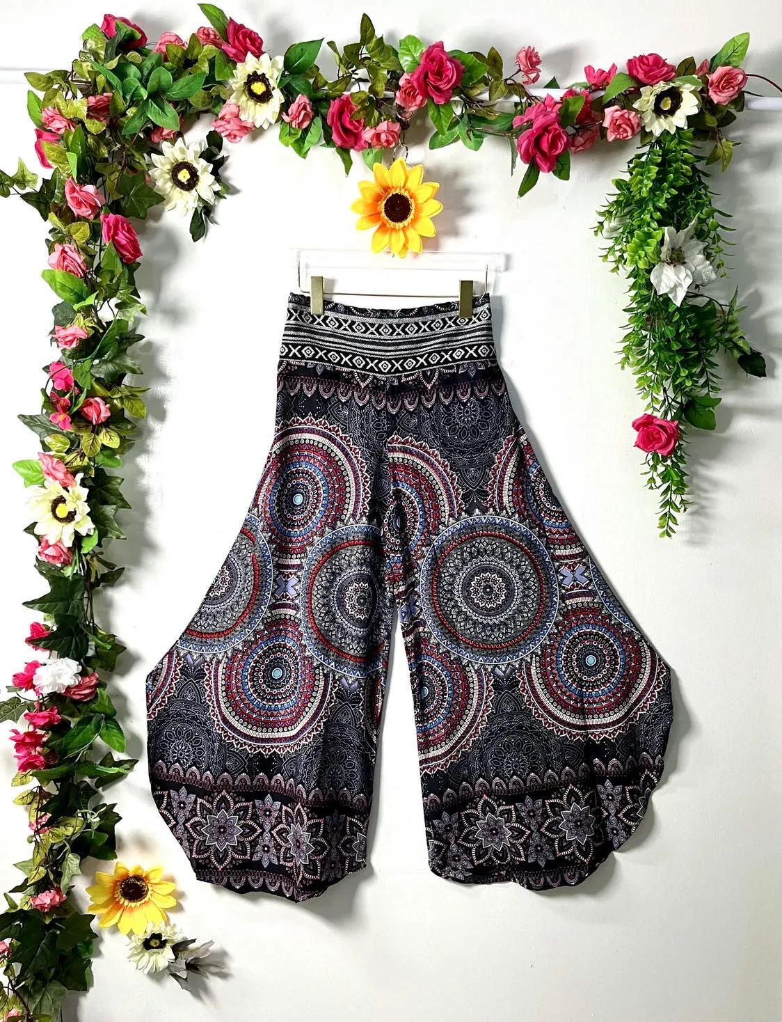 Thai Tribal Palazzo Pants