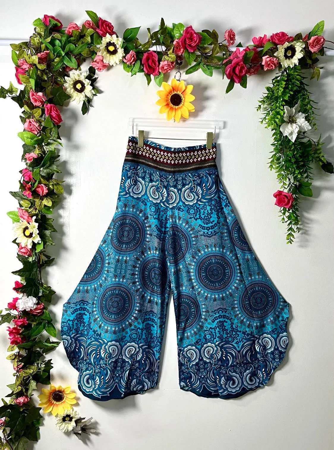Thai Tribal Palazzo Pants