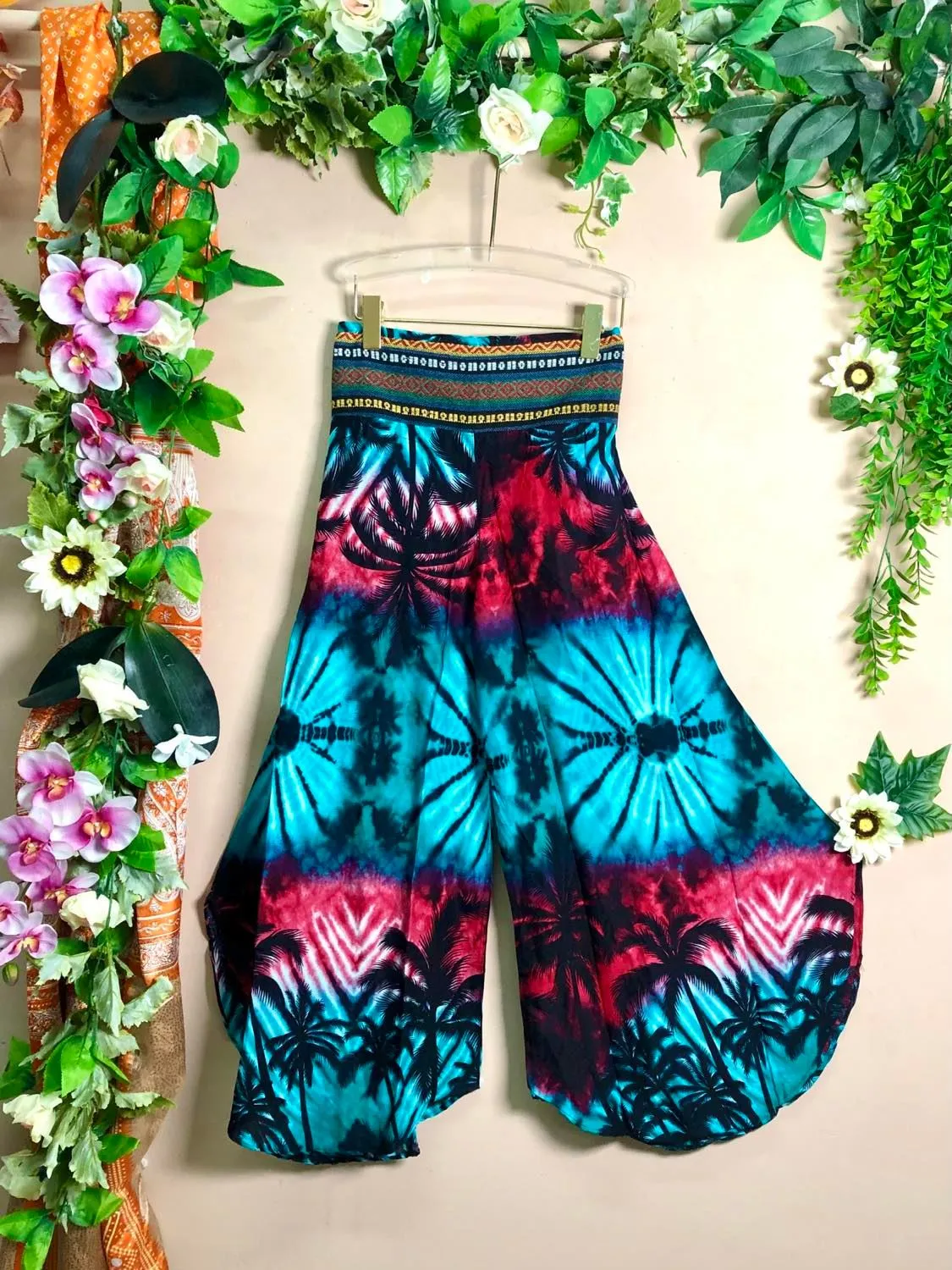 Thai Tribal Palazzo Pants
