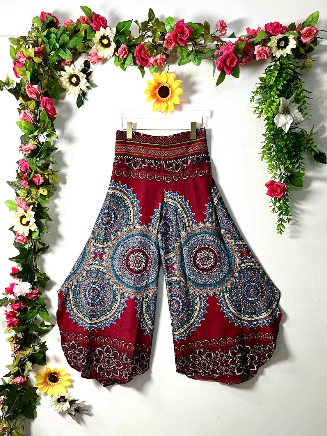 Thai Tribal Palazzo Pants