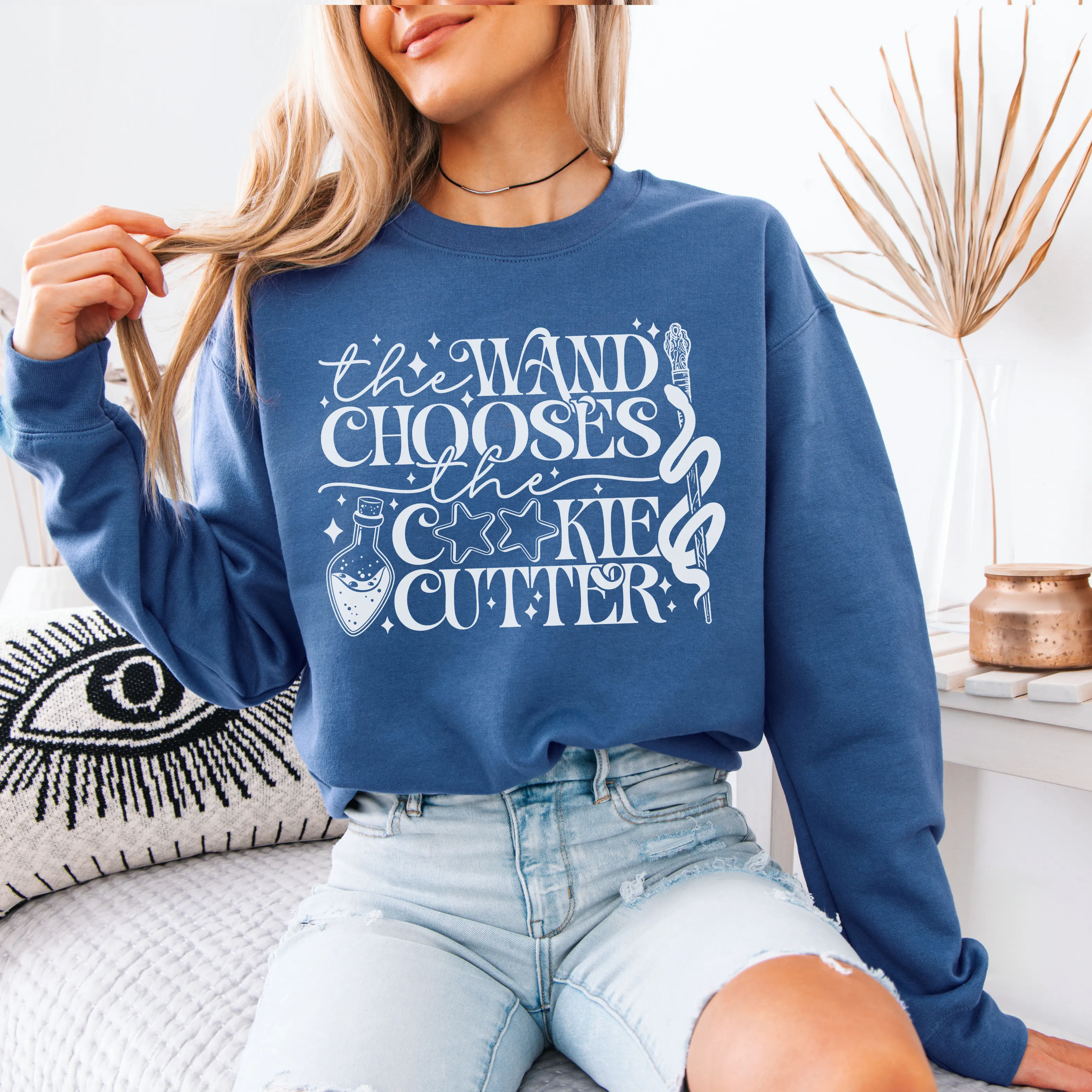 The Wand Chooses [White Design] - Sweatshirt