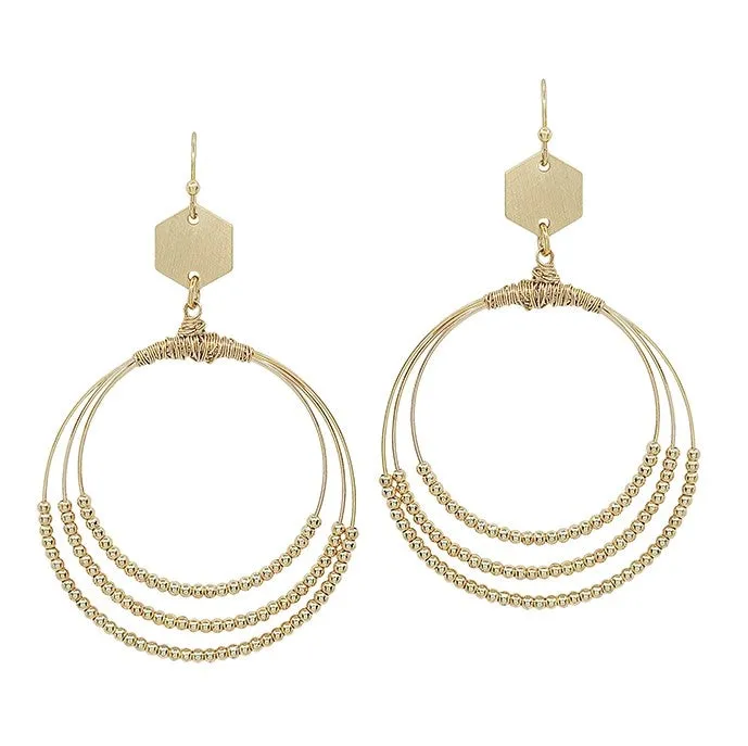 Triple Play Earrings