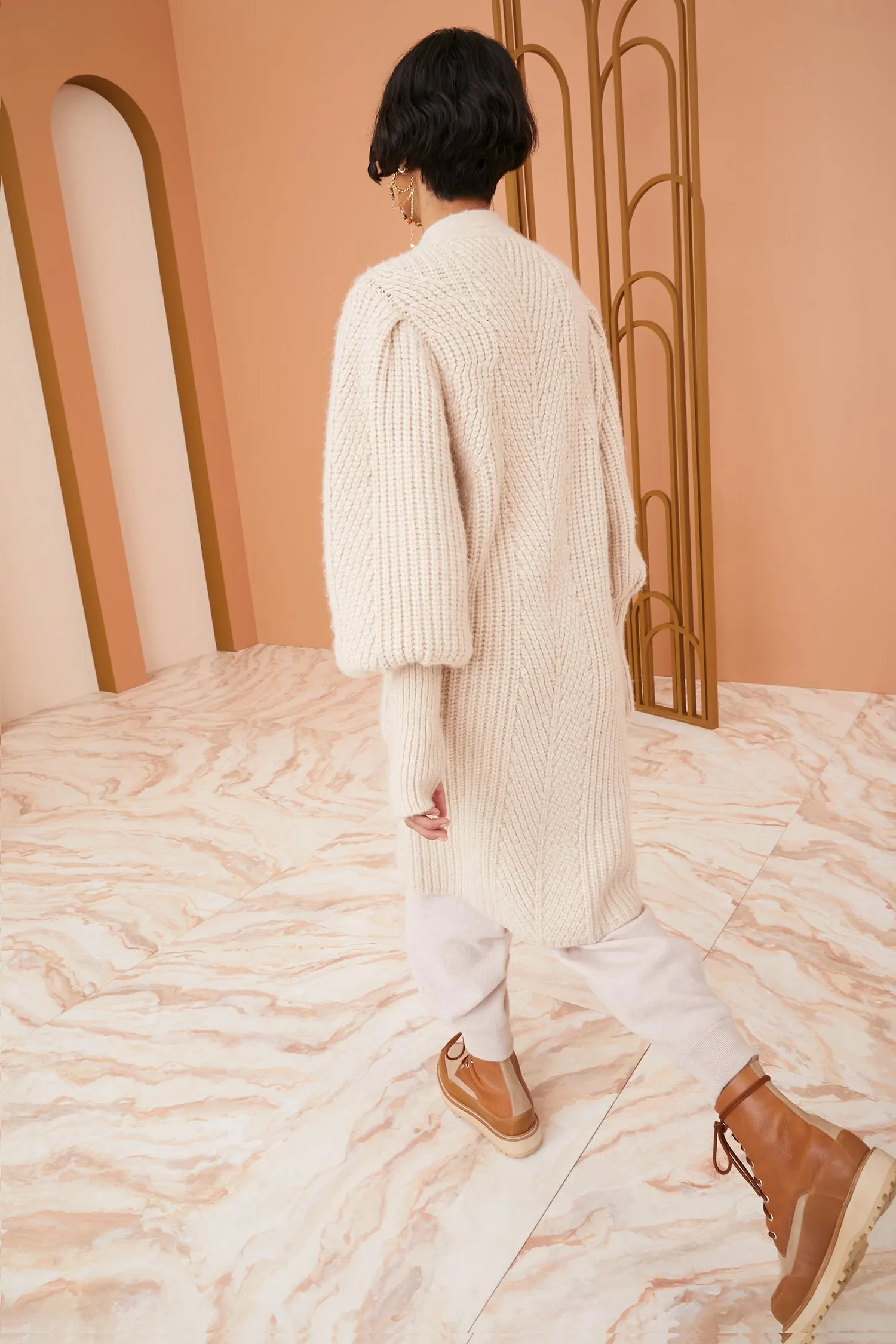 Ulla Johnson - Aidan Cardigan in Limestone