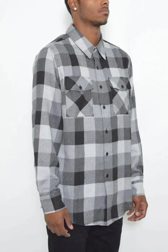 Unisex Plaid Flannel