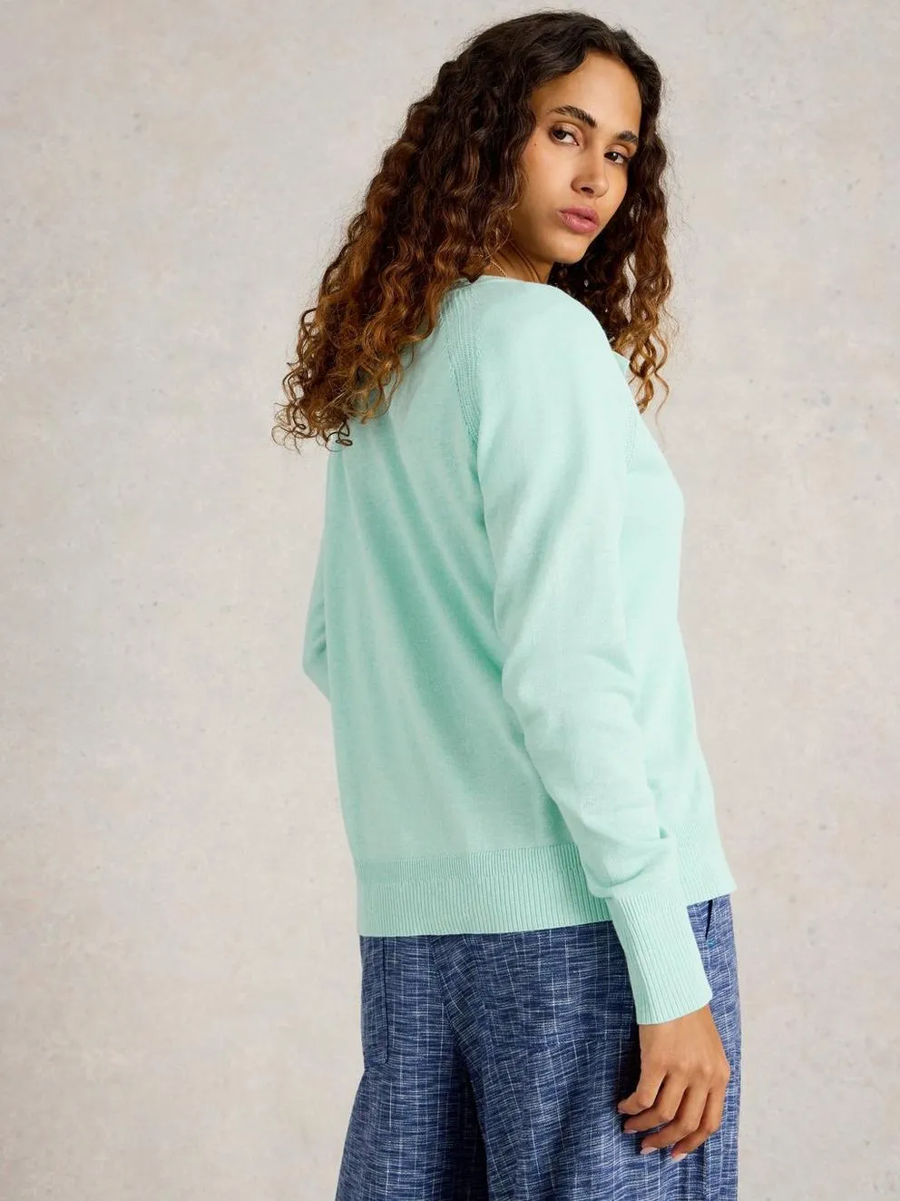 White Stuff Lulu Cardi - Light Blue
