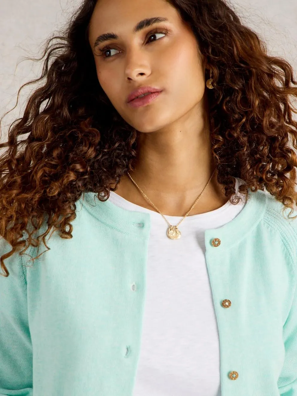 White Stuff Lulu Cardi - Light Blue
