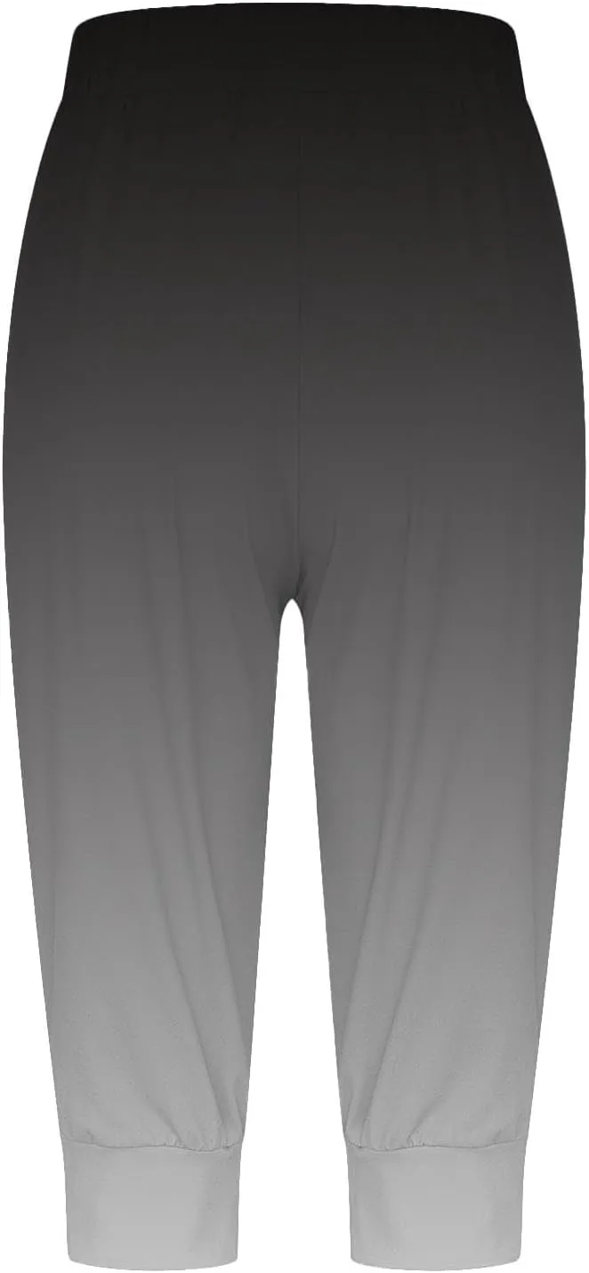 Women Linen Summer Baggy Palazzo Pants Elastic Waist Baggy Stretchy Slim-Fit Pant Trousers Work Business