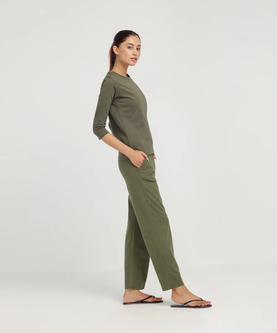 Women's Basic Relaxed Fit Pants