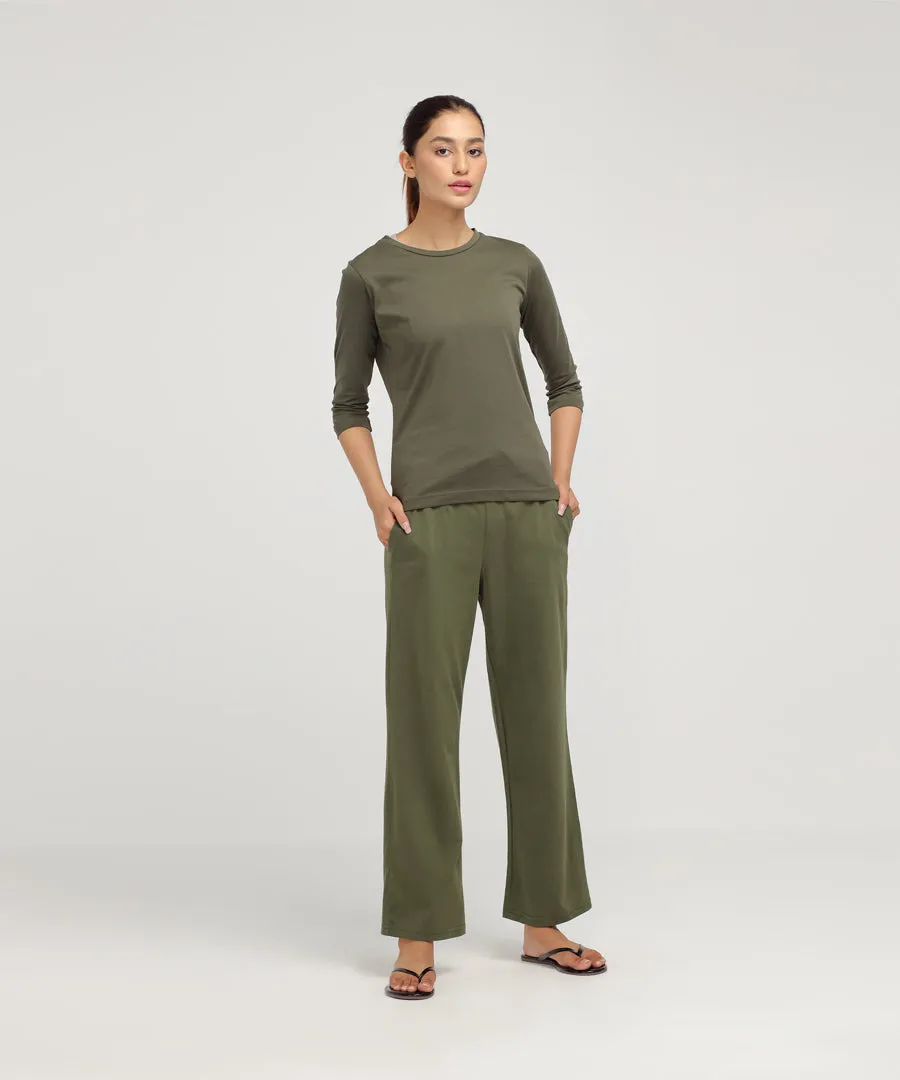Women's Basic Relaxed Fit Pants